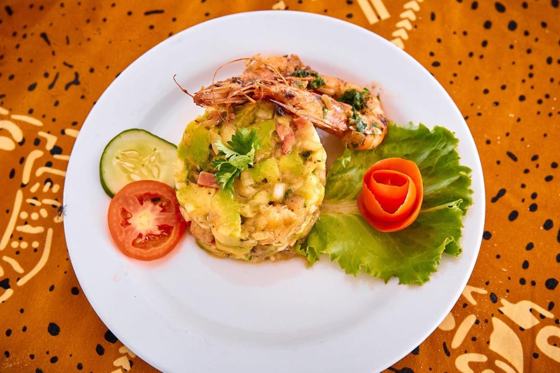 Entrée aux crevettes