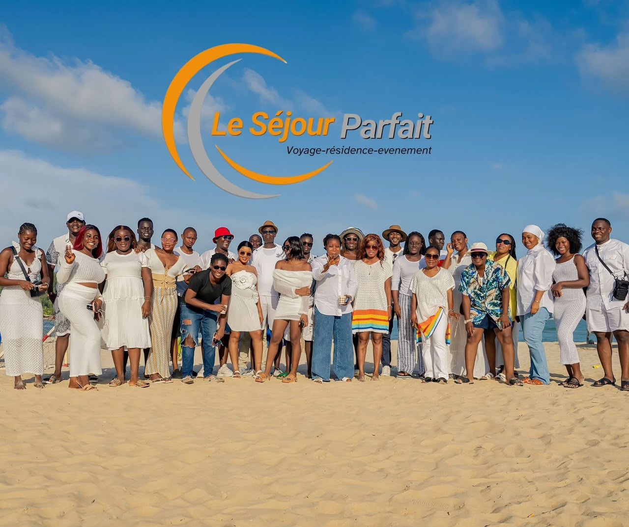 Groupe Le Séjour Parfait à la plage